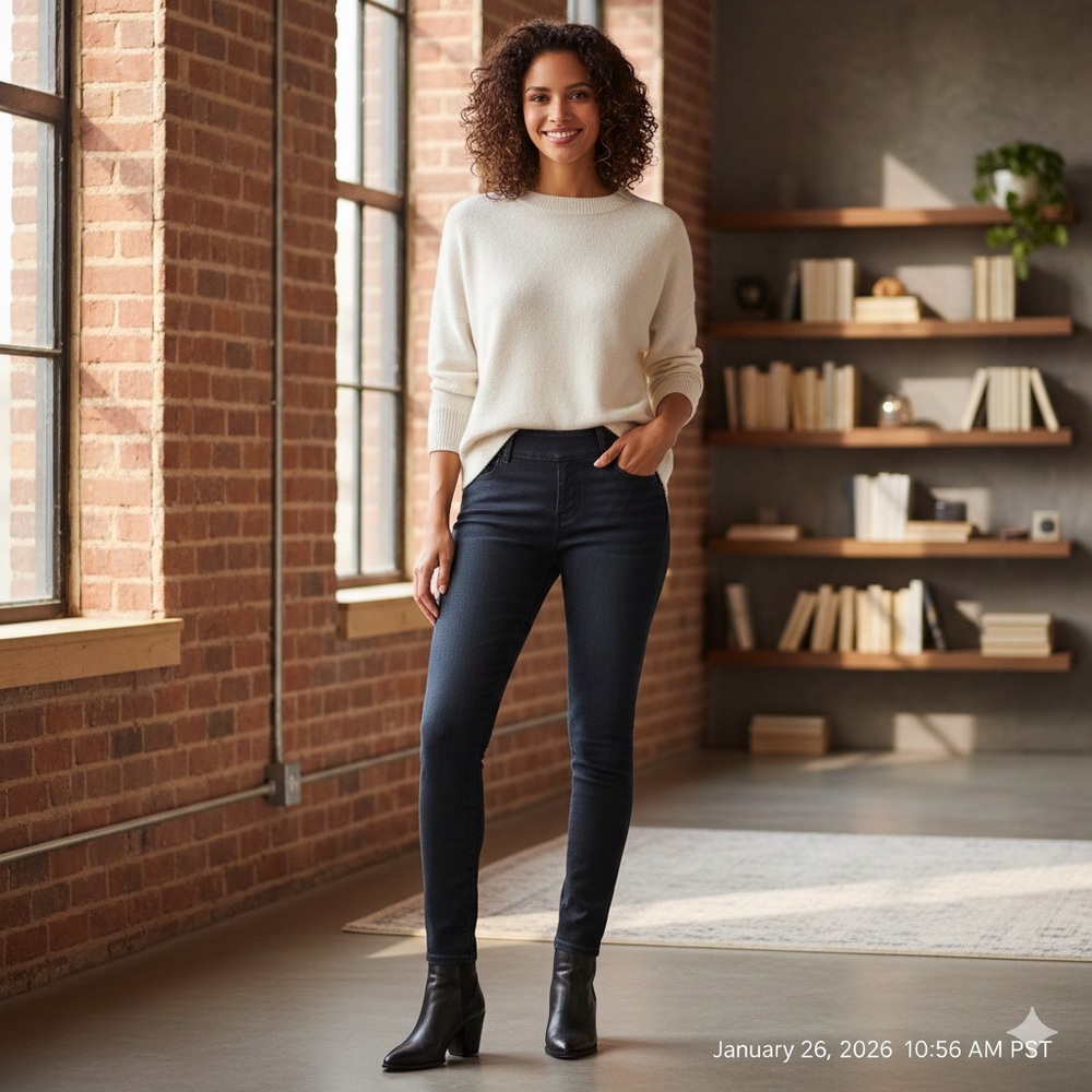 SPANX Jean-ish® Dark Wash Pull-on Jeggings XL
